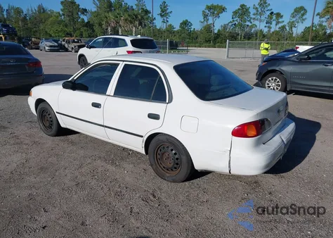2000 Toyota Corolla Ce from USA, damaged, VIN 1NXBR12E0YZ318732